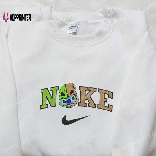 Nike x Stitch Oogie Boogie Embroidered T-shirt Hoodie & Sweatshirt: Halloween-Inspired Apparel