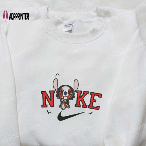 Nike Embroidered Shirt & Hoodie: Butterflies x Swoosh Design Animal Theme Custom T-shirt Option