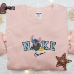 Nike x Stitch Witch Halloween Embroidered Shirt with Disney Characters – Nike Inspired