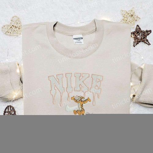 Nike x Tigger Cartoon Shirt & Disney Characters Hoodie: Perfect Family Gifts