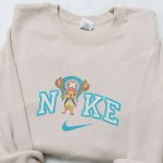 Nike x Tony Chopper Anime Embroidered Sweatshirt: Best Nike Inspired Hoodie for Anime Lovers Perfect Birthday Gift!