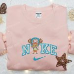 Nike x Tony Chopper Anime Embroidered Sweatshirt: Best Nike Inspired Hoodie for Anime Lovers Perfect Birthday Gift!