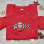 Custom Nike x Trapos Lilo & Stitch Embroidered Hoodie: Adorable Halloween Shirt & Sweatshirt