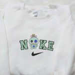 Custom Nike x Trapos Lilo & Stitch Embroidered Hoodie: Adorable Halloween Shirt & Sweatshirt