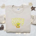 Disney Nike x Tweety Embroidered Sweatshirt & T-shirt: Best Family Gift Ideas