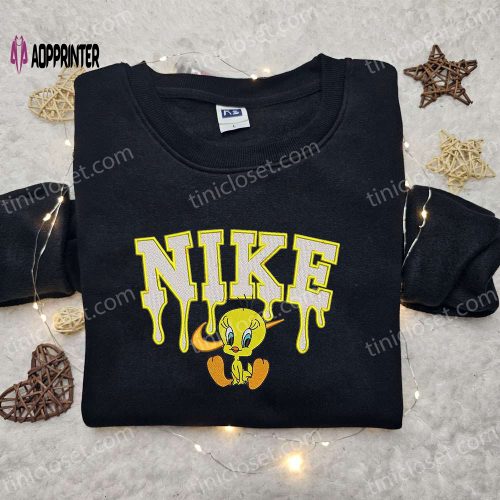 Disney Nike x Tweety Embroidered Sweatshirt & T-shirt: Best Family Gift Ideas