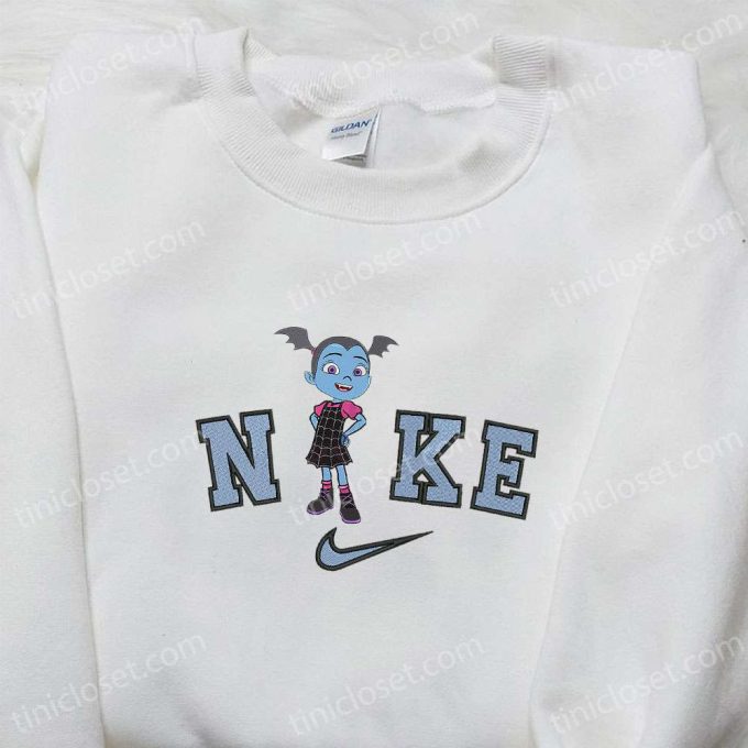 Nike x Vampirina Hauntley Embroidered Hoodie: Disney Halloween Sweatshirt – Best Family Halloween Gifts