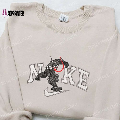 Venom x Nike Movie Embroidered Sweatshirt – Marvel Universe Hoodie Best Birthday Gift Ideas