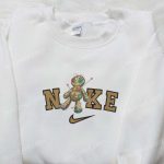 Nike x Voodoo Doll Hoodie: Spooky Halloween Embroidered Sweatshirt Perfect Family Gift