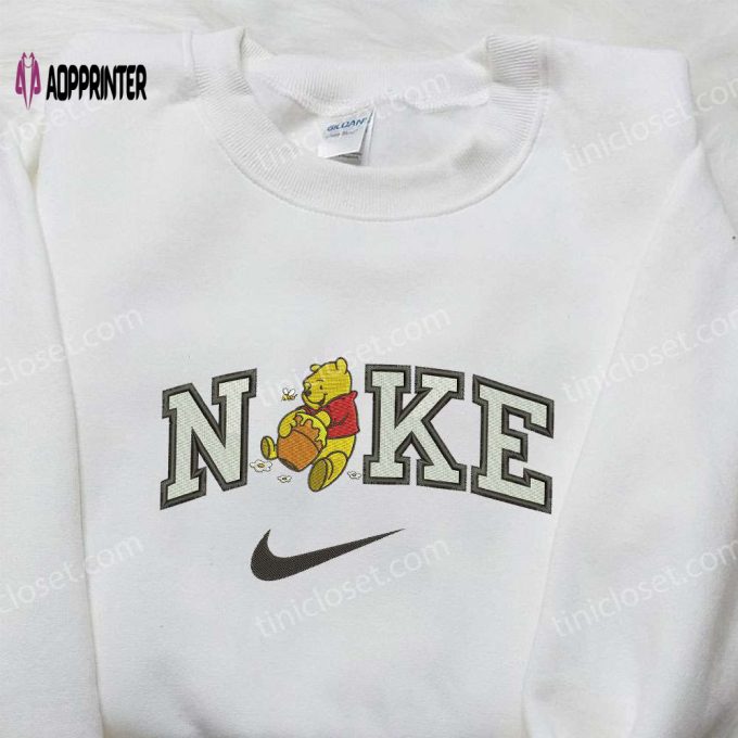 Nike x Winnie The Pooh Embroidered Sweatshirt: Disney-inspired Nike-Inspired Shirt