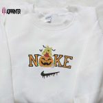 Nike x Winnie the Pooh Halloween Pumpkin Embroidered Shirt: Disney Inspired Halloween Design