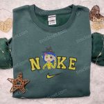 Nike x Witch Button Eyed Girl Halloween Embroidered Shirt – Adorable & Inspired