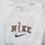 Nike x Woody Embroidered Sweatshirt: Disney Characters Hoodie Perfect Family Birthday Gift