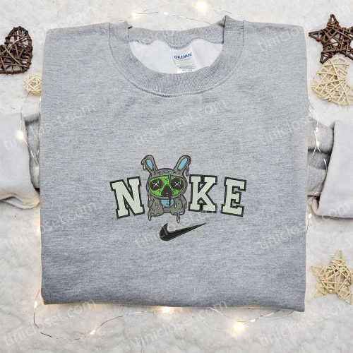 Nike x Zombie Stitch Embroidered Sweatshirt Disney Halloween Hoodie Inspired Shirt