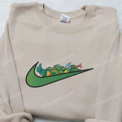 Ninja Turtles x Nike Swoosh Hoodie & Embroidered Shirts: TMNT Inspired Nike Apparel