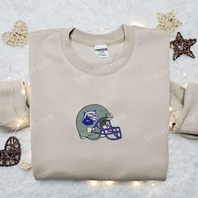 Nittany Lions Helmet Embroidered Shirt & NCAA Sports Hoodie: The Ultimate Gift Idea