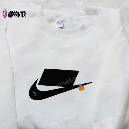 Monsters Corporation x Nike Cartoon Sweatshirt Monsters Inc Embroidered Shirt Nike Inspired