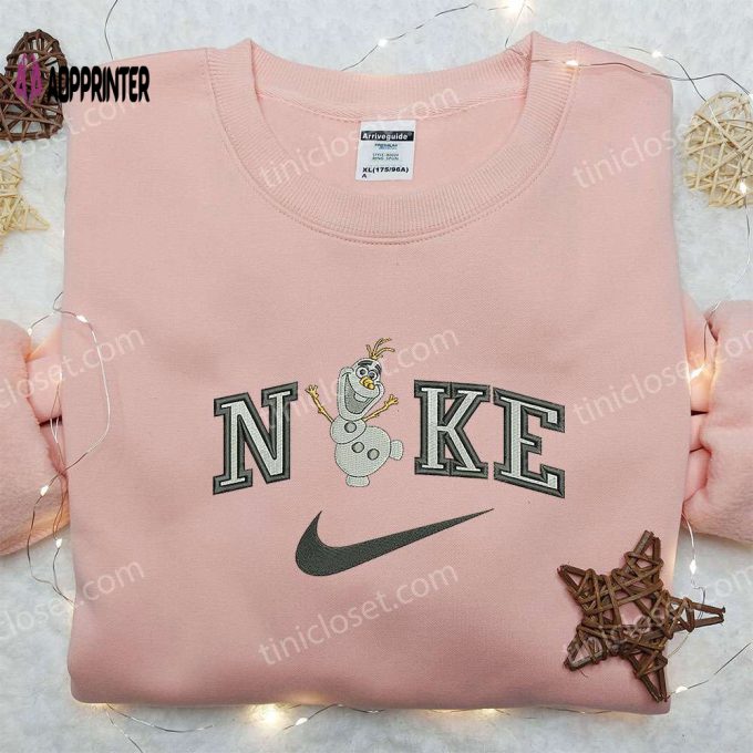 Frozen Disney Olaf x Nike Embroidered Sweatshirt – Nike Inspired Shirt