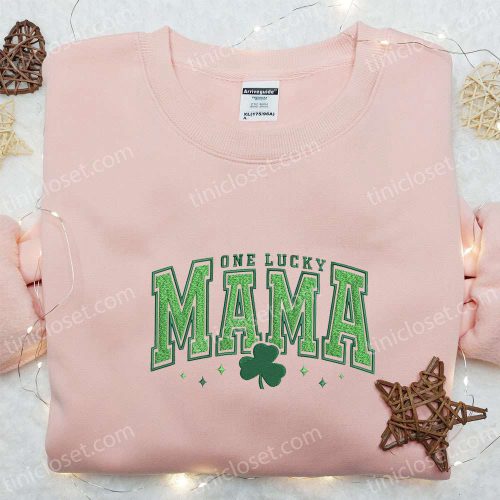 Lucky Mama Shamrock Shirt & Hoodie: Ultimate Saint Patrick’s Day Gift for Moms!