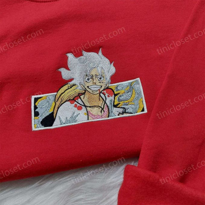 Anime Embroidered Sweatshirt & Hoodie: One Piece Luffy Shirt Collection