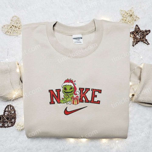 Oogie Boogie x Nike Christmas Light Sweatshirt: Movie Merry Christmas Embroidered Shirt – Best Gift Ideas