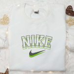 Nike Embroidered Shirt: Stylish Outline Design Perfect Christmas Gift Idea