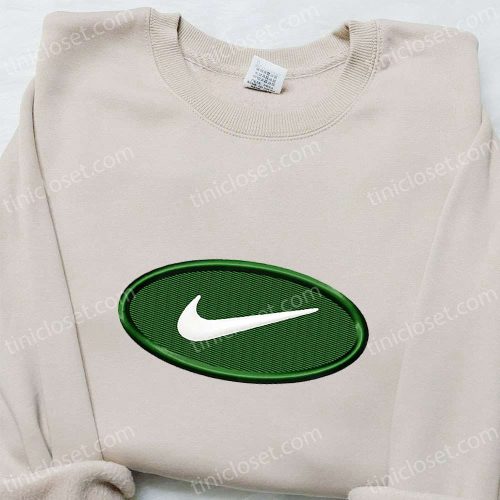 Nike Inspired Oval Emblem Embroidered Shirt – Perfect Family Gift