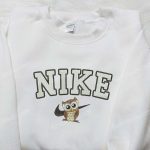 Owl x Nike Embroidered Sweatshirt: Animal & Nike Inspired Shirt