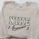 Nike Embroidered Piano Sweatshirt – Music Inspired Shirt