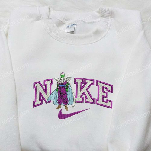 Piccolo x Nike Embroidered Sweatshirt & Dragon Ball Shirt: Unique Nike Inspired Collection