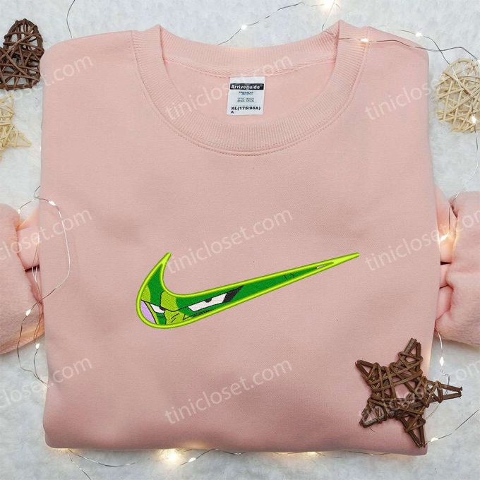 Piccolo x Nike Swoosh Embroidered Sweatshirt & Dragon Ball Nike Inspired Shirts