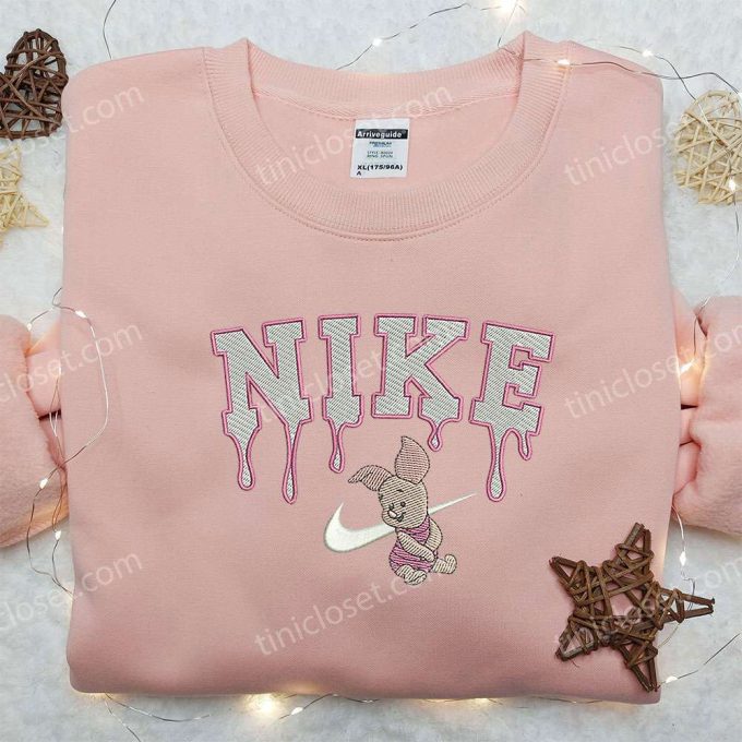 Piglet x Nike Embroidered Sweatshirt: Winnie the Pooh Disney Inspired Shirt