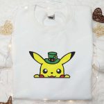 Pokemon Pikachu x Nike Leprechaun Hat Shirt & Anime Hoodie: Saint Patrick’s Day Gift Idea