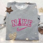 Pink Bunny x Nike Embroidered Shirt – Unique Animal Design by Nike