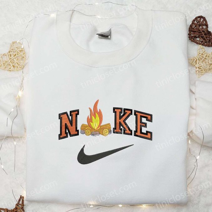 Pink Fire x Nike Embroidered Shirt: Best Christmas Gift – Nike Inspired Apparel