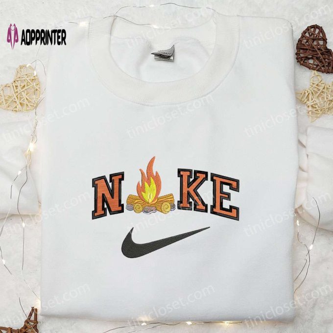 Pink Fire x Nike Embroidered Shirt: Best Christmas Gift – Nike Inspired Apparel