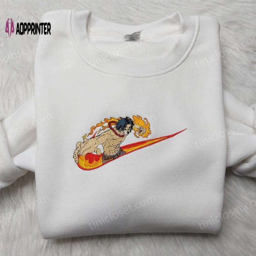 Custom Nike Embroidered Shirt Hoodie & Sweatshirt: Vintage Butterfly Design