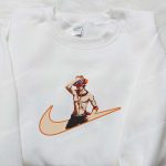 Portgas D Ace x Nike Anime Hoodie – Embroidered One Piece & Nike Inspired Shirt