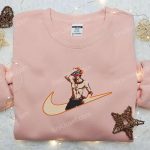 Portgas D Ace x Nike Anime Hoodie – Embroidered One Piece & Nike Inspired Shirt