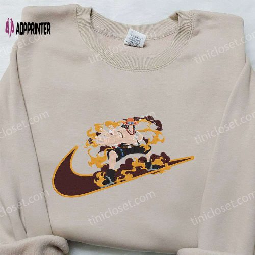 Frieza x Nike Swoosh Anime Hoodie Dragon Ball & Nike Inspired Embroidered Shirt