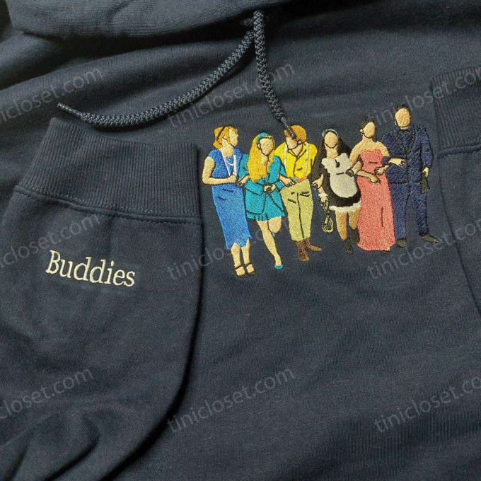 Custom Portrait Embroidered Sweatshirt – Personalized Hoodie from Photo Unique Gifts