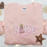 Princess Peach x Nike Embroidered Shirt Super Mario Sweatshirt Custom Hoodie