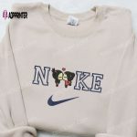 Pucca & Garu x Nike Anime Embroidered Shirt Sweatshirt & Hoodie: Customized Anime Apparel at Its Finest!