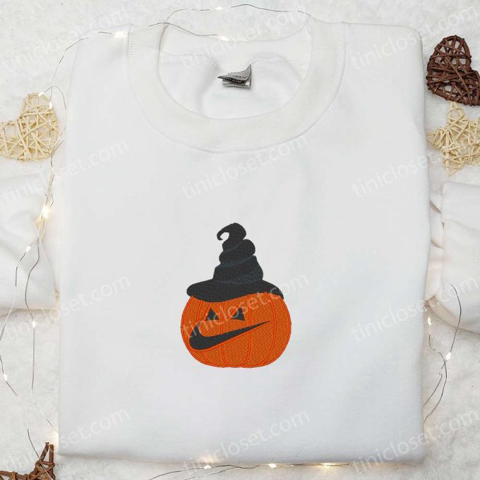 Pumpkin Ghost x Nike Embroidered Hoodie & Shirt: Best Halloween Gift Ideas