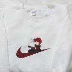 Ranta x Swoosh Anime Embroidered Sweatshirt – Nike Inspired Shirt