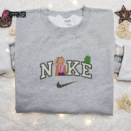 Custom Nike Embroidered Hoodie – Shoelace x Nike Inspired Sweatshirt