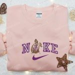 Rapunzel x Nike Cartoon Embroidered Shirt: Custom T-shirt Perfect Family Gift