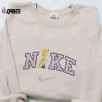 Rapunzel x Nike Cartoon Embroidered Shirt Disney Characters Sweatshirt Custom Hoodie