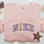 Rapunzel x Nike Cartoon Embroidered Shirt Disney Characters Sweatshirt Custom Hoodie