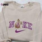 Rapunzel x Nike Embroidered Sweatshirt: Tangled Disney Shirt Nike Inspired – Shop Now!